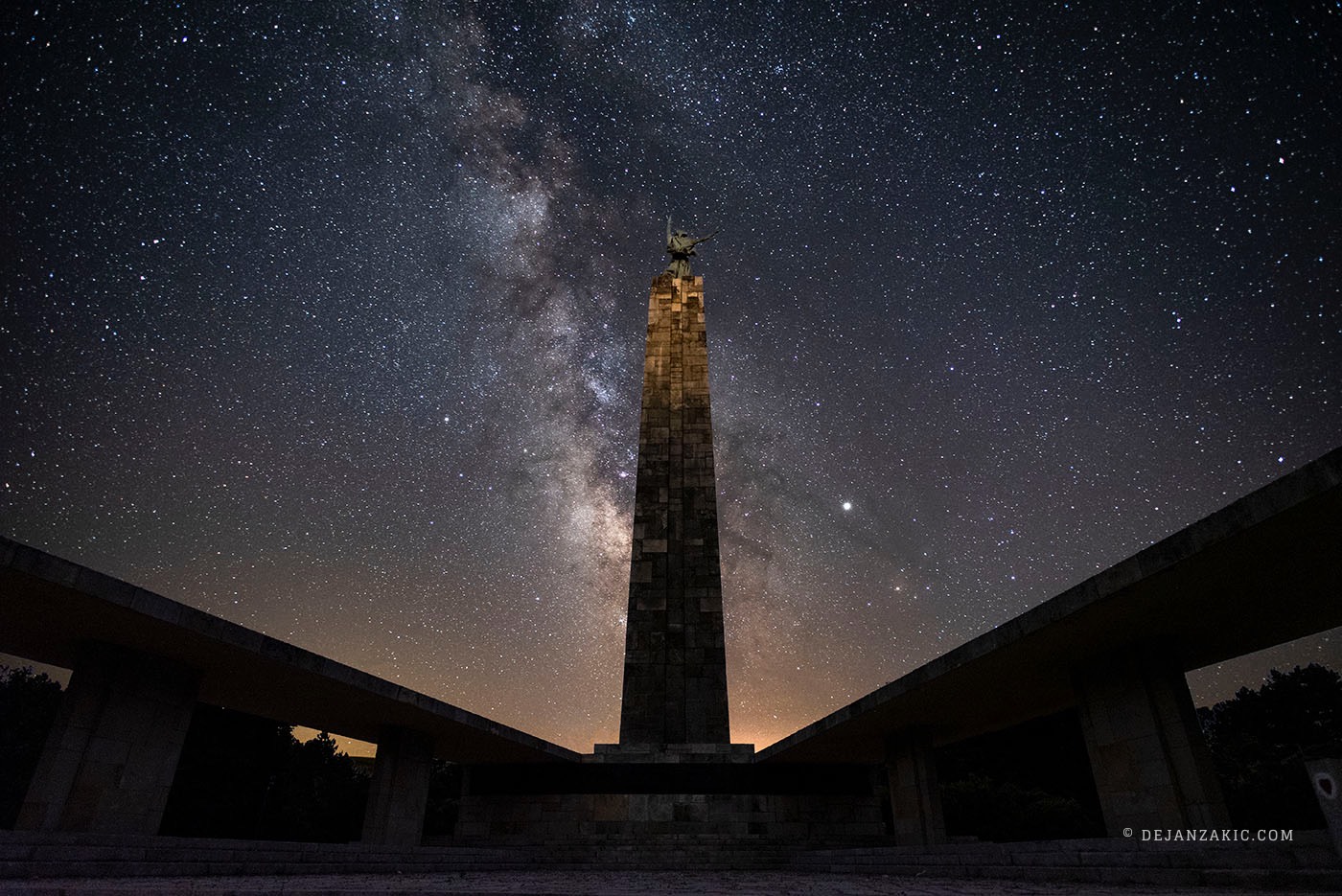 Photograph of milky way by Dejan Zakić